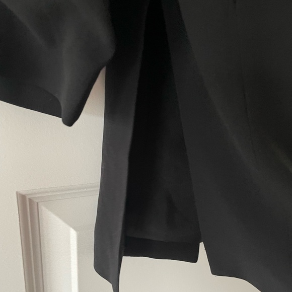 EILEEN FISHER 100% Silk Georgette Crepe Jacket in Black Size Small - Picture 7 of 12